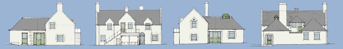 Clan Hunter Centre plan drawings